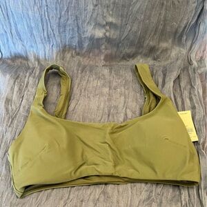 Olive Green Aerie bikini top